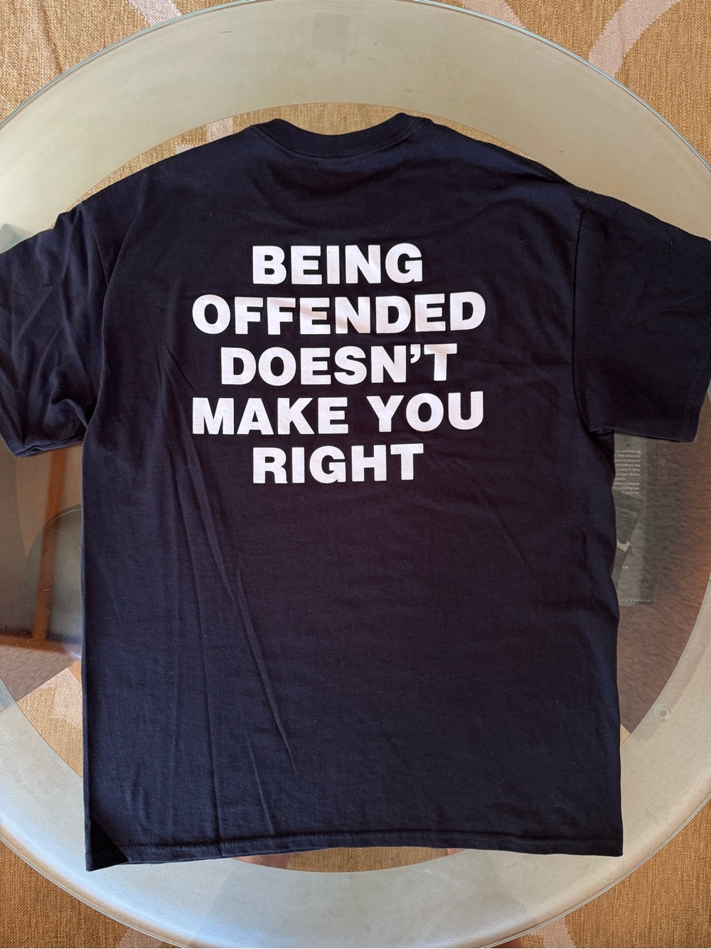 Assholes Live Forever Black Graphic Men’s T-Shirt Size Large